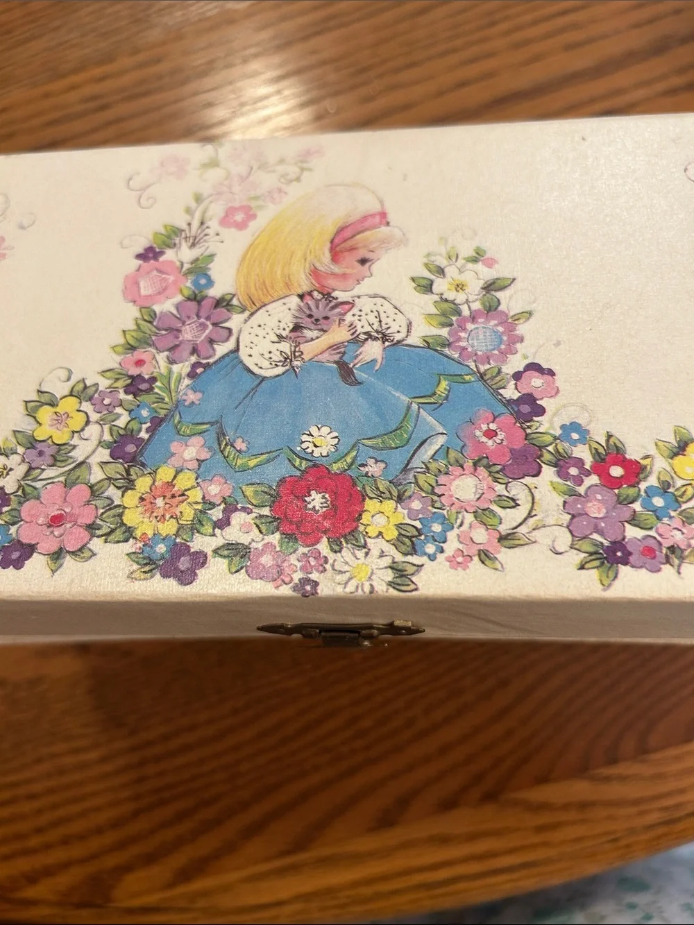 Vintage Ballerina Musical Jewelry Box